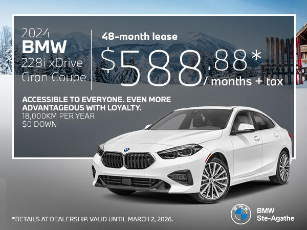 Bannière de BMW 228i 2024