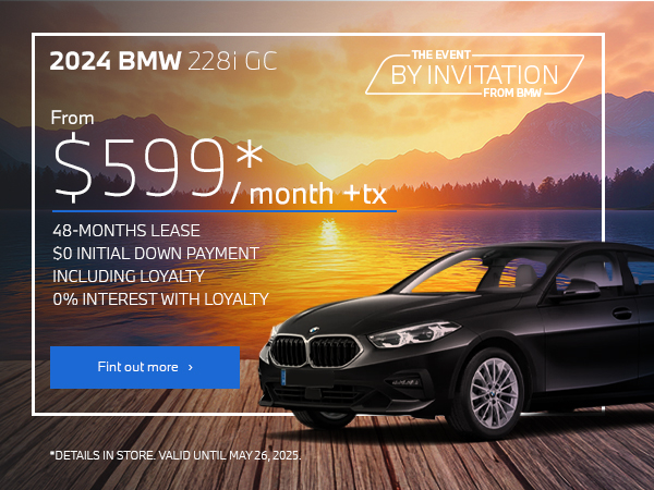Bannière de BMW 228i GC 2024