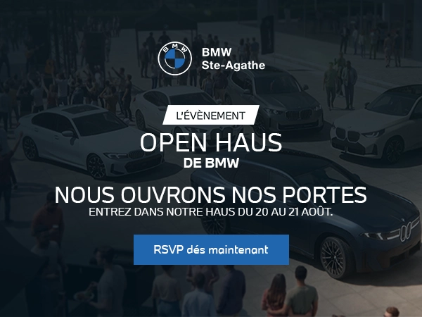 Bannière de Open Haus de BMW