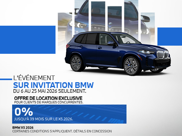 Bannière de VENTE SUR INVITATION BMW - X5