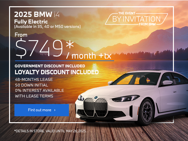 Bannière de BMW i4 2025