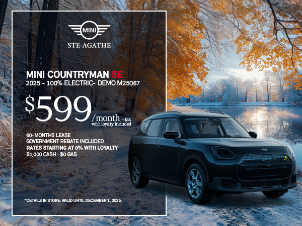 Bannière de MINI Countryman SE 2025