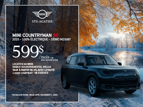 Bannière de MINI Countryman SE 2025