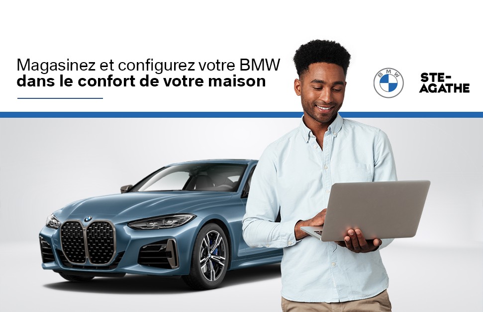 Magasinez et configurez votre BMW dans le confort de votre maison