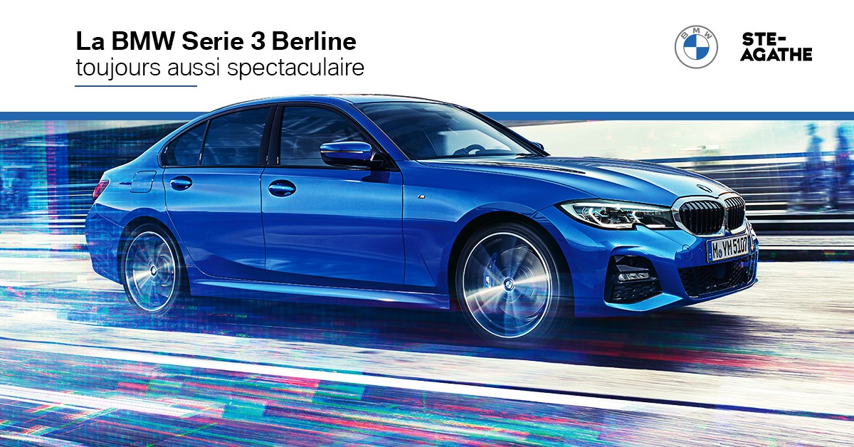 La BMW Série 3 berline toujours aussi spectaculaire!