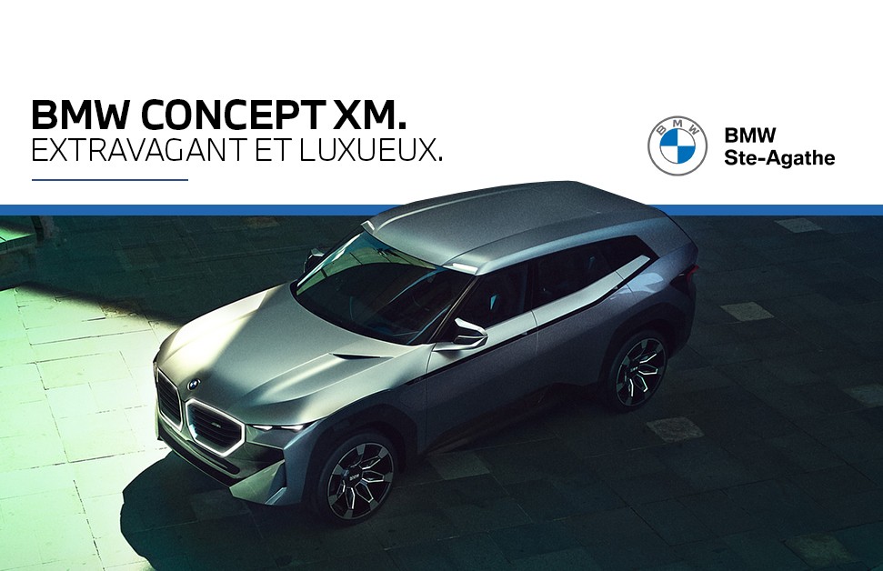 Le nouveau concept BMW XM : plus puissant que jamais