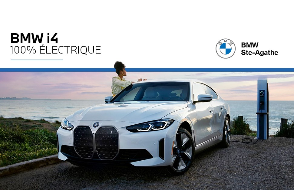 BMW i4 : 100 % électrique et prête à prendre la route!