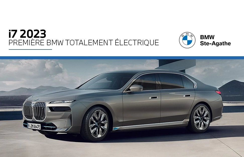 La BMW i7 2023, une berline électrique haut de gamme !