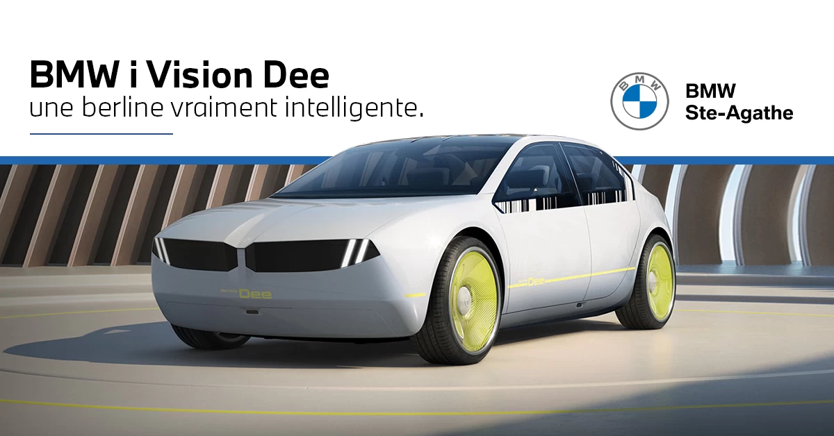 BMW i Vision Dee : une berline vraiment intelligente