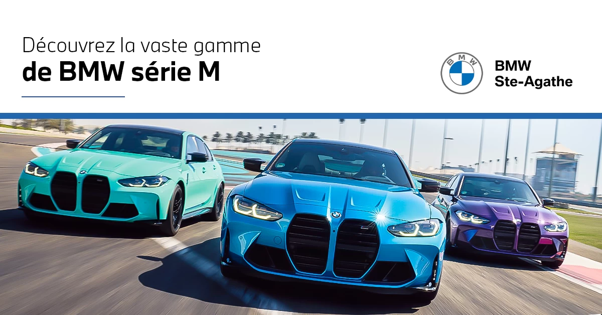 Découvrez la vaste gamme de BMW série M