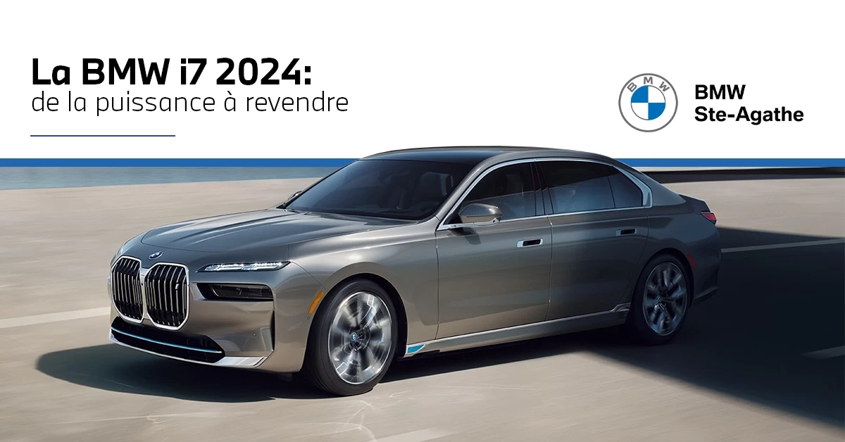 La BMW i7 2024 : de la puissance à revendre