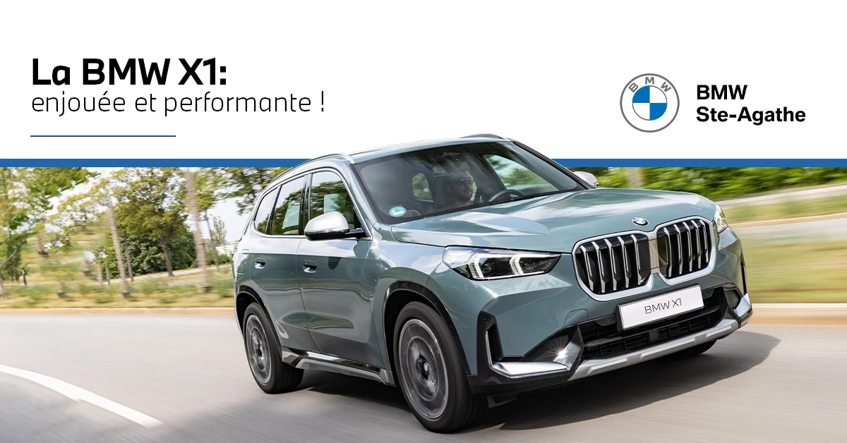 La BMW X1: enjouée et performante !