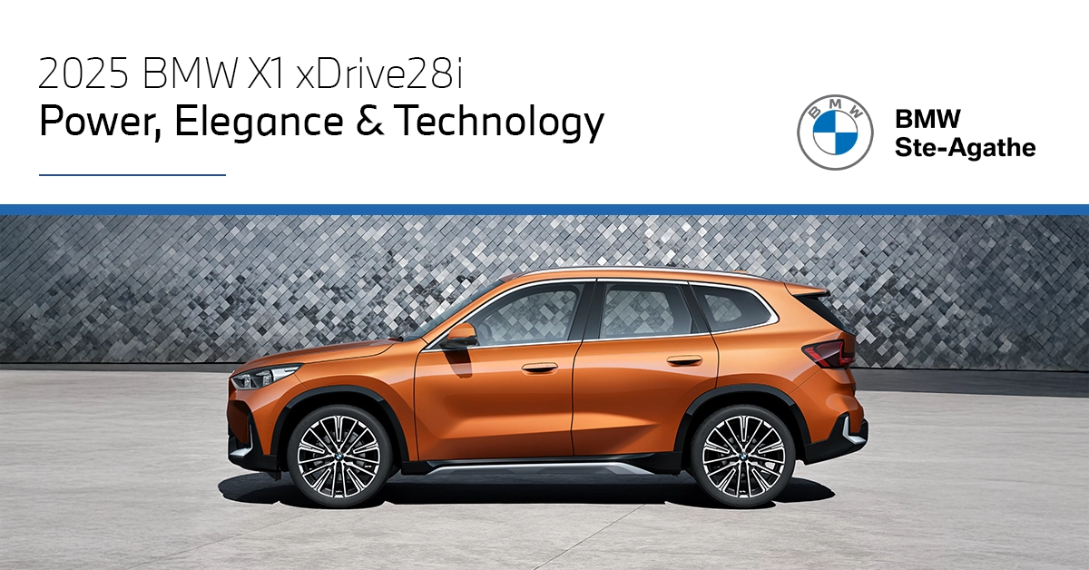 2025 BMW X1 xDrive28i: Performance, technology, and elegance redefined