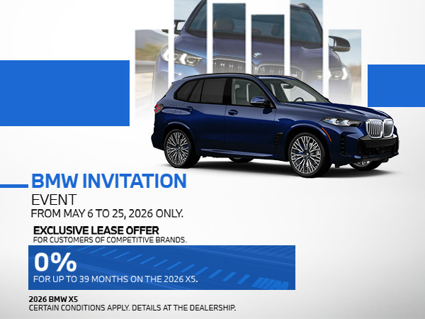 Bannière de VENTE SUR INVITATION BMW - X5