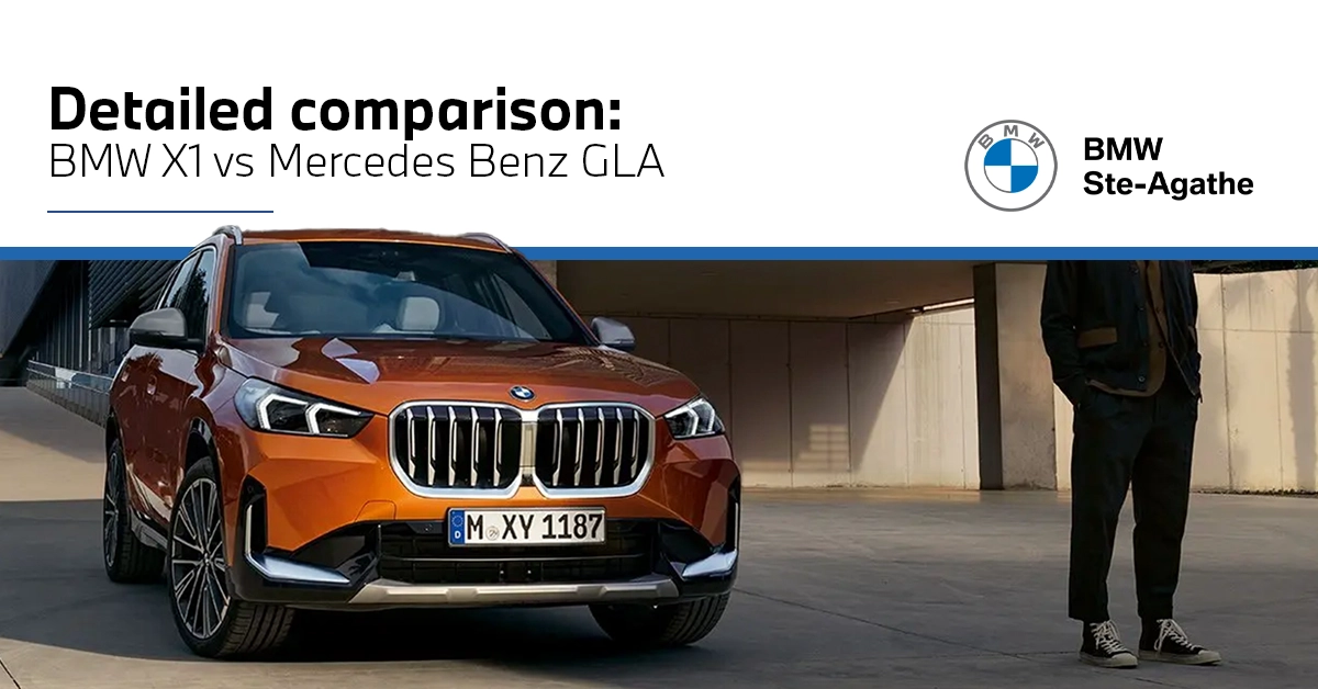 Detailed comparison : BMW X1 vs Mercedes Benz GLA