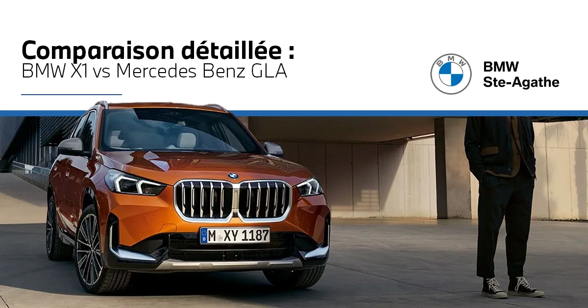 Comparaison détaillée : BMW X1 vs Mercedes Benz GLA