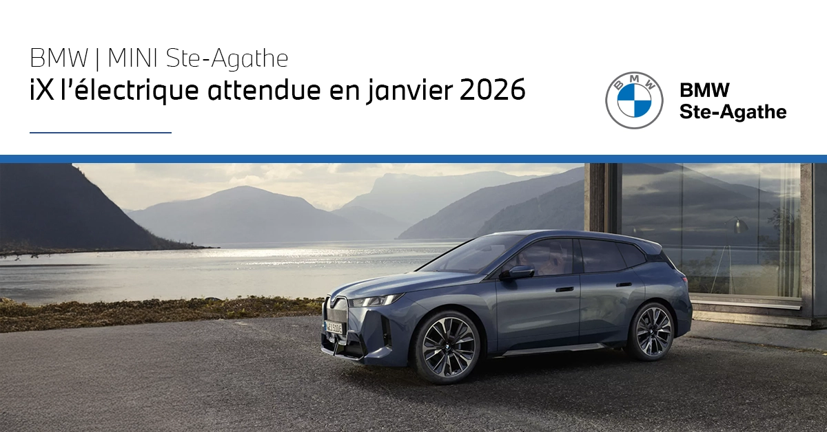 BMW iX : l’électrique attendue en janvier 2026
