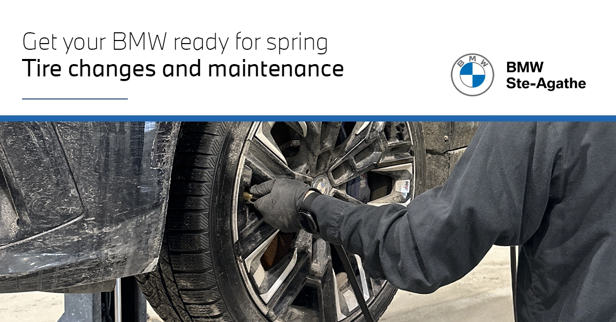 Get your BMW ready for spring: Tire change and seasonal maintenance