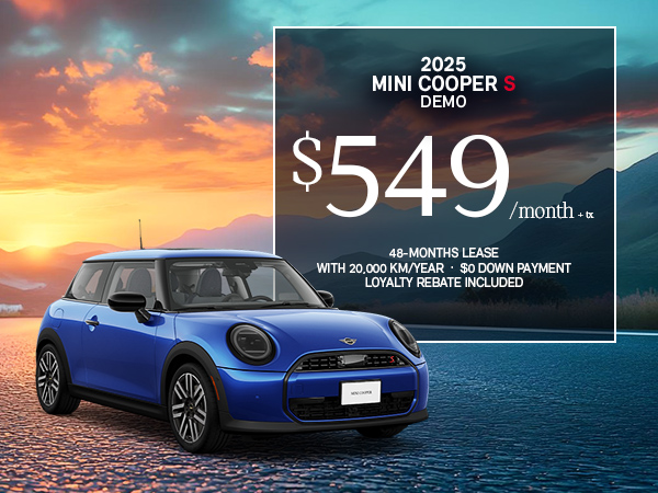 Bannière de MINI Cooper S 2025