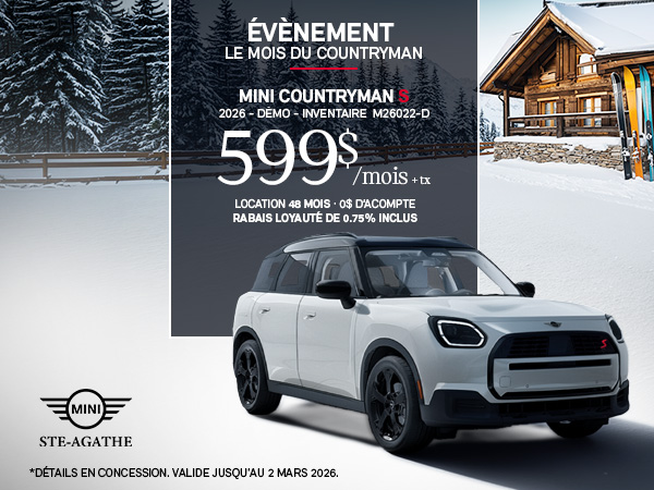 Bannière de MINI Countryman S