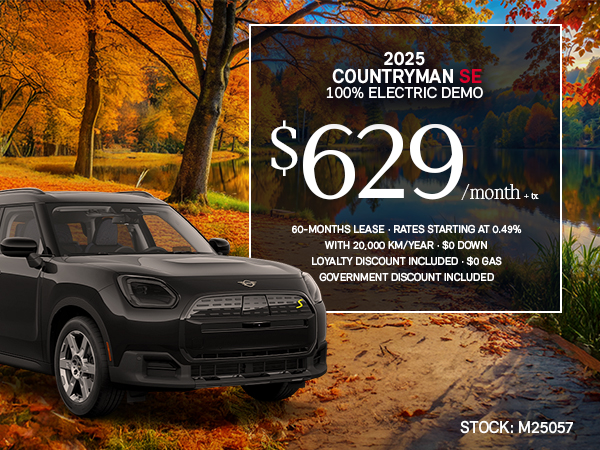 Bannière de Mini Countryman SE 2025