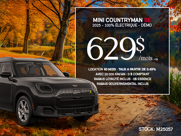 Bannière de Mini Countryman SE 2025
