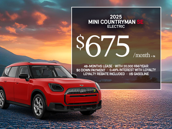 Bannière de MINI Countryman SE 2025