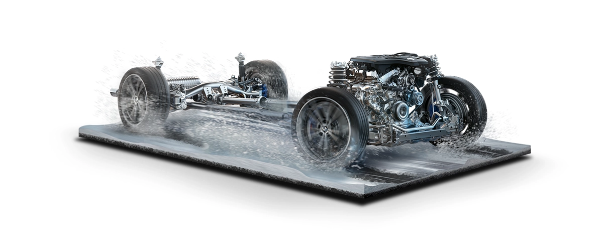 xDrive system, all-wheel drive, snow performance, BMW technology, stable driving.