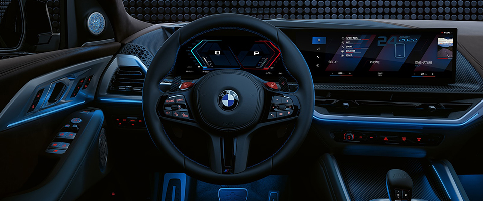 interior of the 2023 BMW XM 