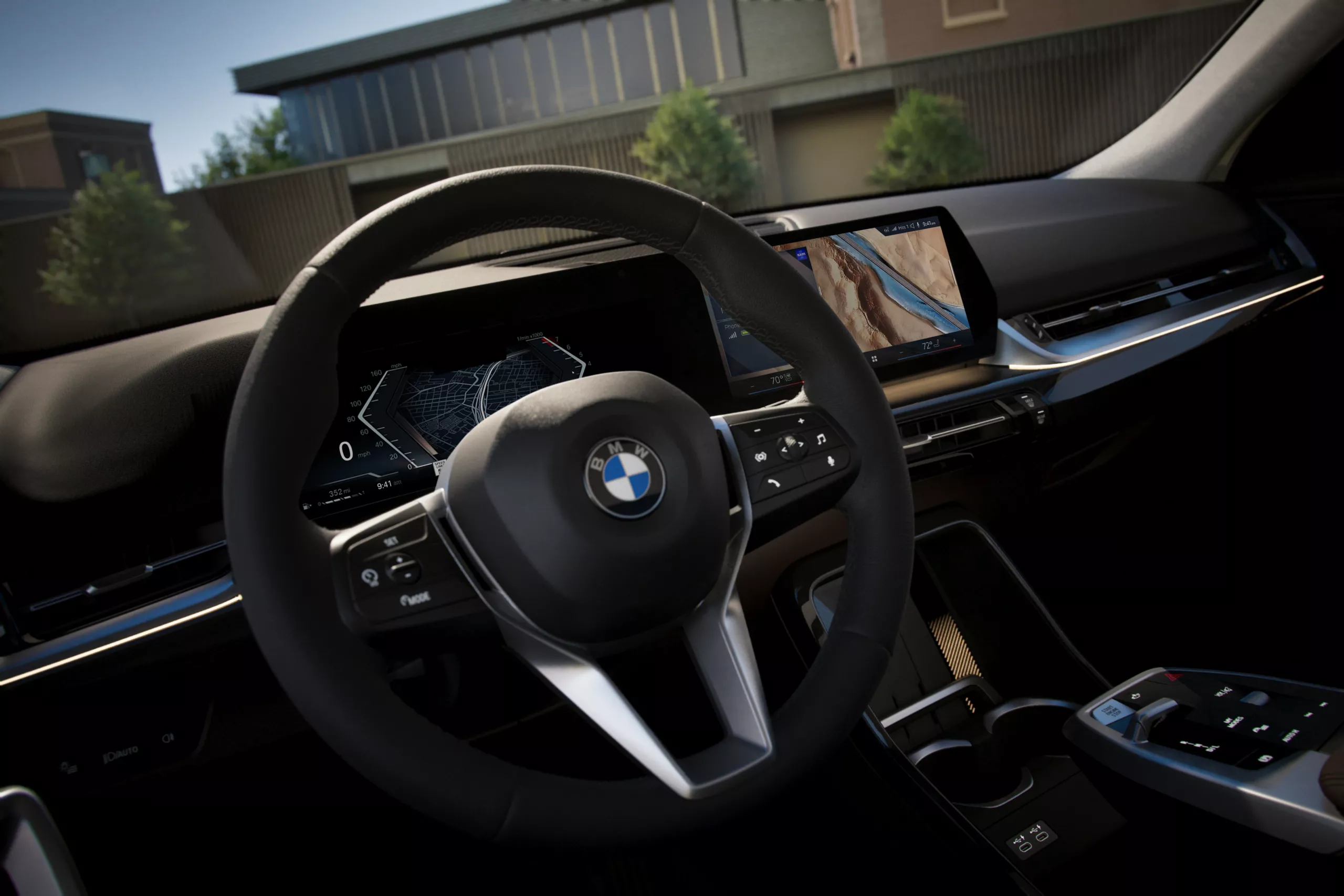 Photo de l'intérieur du nouveau BMW X2 2024