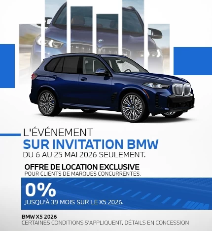 L'ÉVÉNEMENT SUR INVITATION BMW - X5