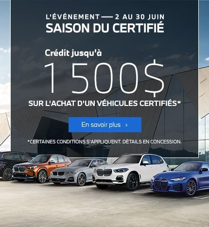 L'événement  2 au 30 juin Saison du certifié