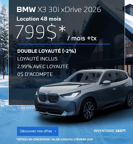 X3 30 xDrive 2026