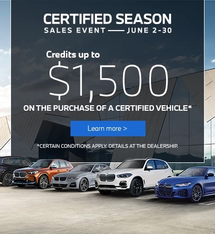 CERTIFIED SEASON SALES EVENT — JUNE 2-30