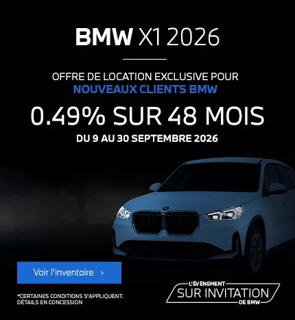 L'ÉVÉNEMENT SUR INVITATION BMW - X1