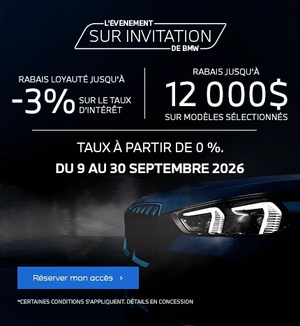 L'ÉVÉNEMENT SUR INVITATION DE BMW