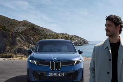 Image of Vue rapprochée d'une BMW pour travailleur autonome et professionnel.