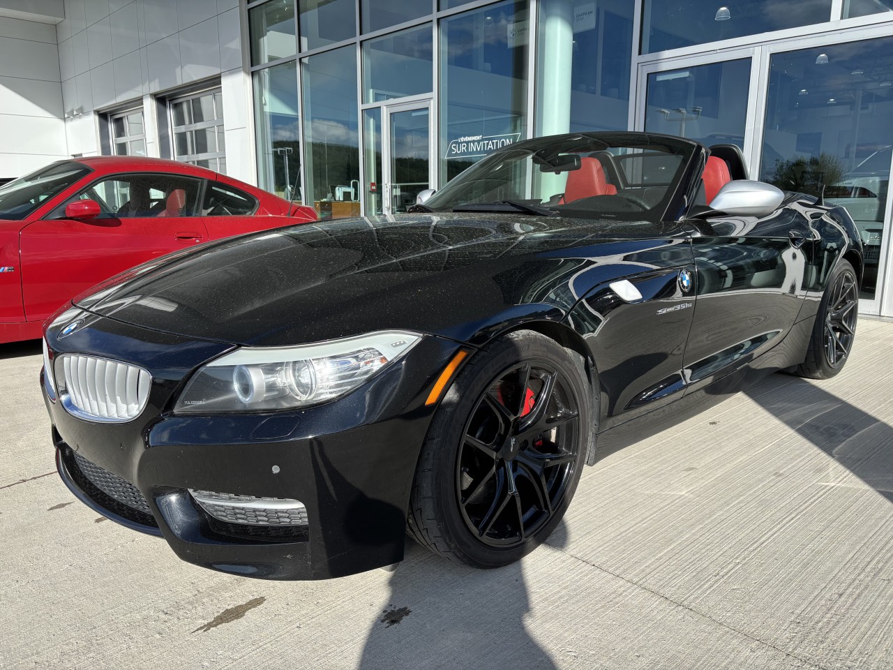 Black 2011 BMW Z4 sDrive35is Roadster RWD Convertible Rear-Wheel Drive Automatic