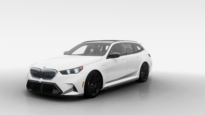 White 2027 BMW M5 Touring AWD Wagon All-Wheel Drive