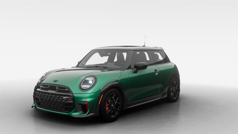 Dark Green 2026 MINI Cooper John Cooper Works 2-Door Hatchback FWD Hatchback Front-Wheel Drive Automatic