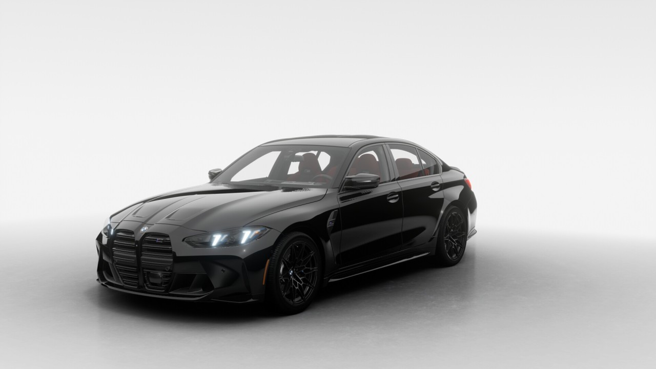 Black 2027 BMW M3 Sedan All-Wheel Drive Automatic