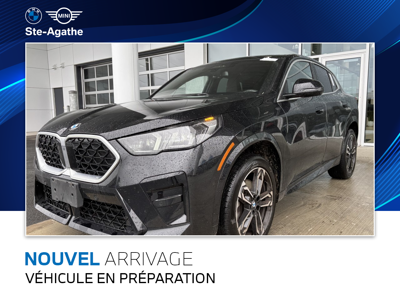 Black 2025 BMW X2 SUV / Crossover All-Wheel Drive Automatic